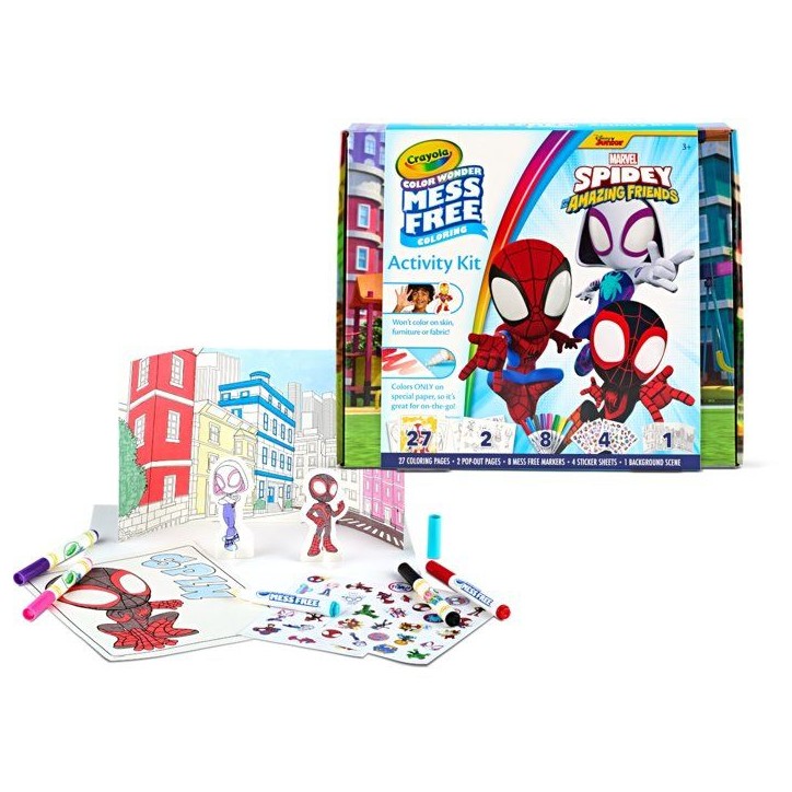 Malette d'activités coloriage - CRAYOLA - Color Wonder - Spidey - Des 3 ans