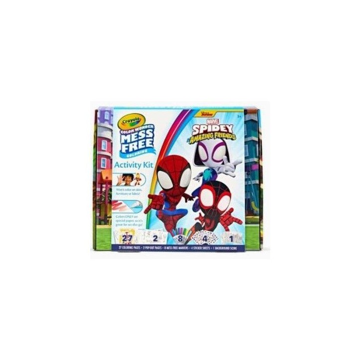 Malette d'activités coloriage - CRAYOLA - Color Wonder - Spidey - Des 3 ans
