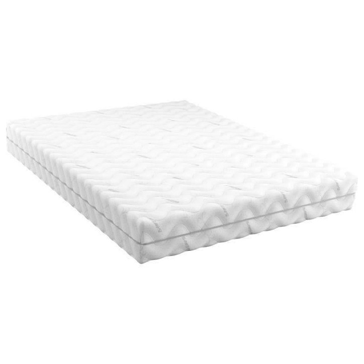 MODAMS Bambu 140 x 190 - 532 Ressorts ensachés - Mousse PU 24kg/m² - Respirant - Déhoussable - Réversible - Ep. 20 cm MODAMS Bambu 140 x 190 - 532 Ressorts ensachés - Mousse PU 24kg/m² - Respirant - Déhoussable - Réversible - Ep. 20 cm