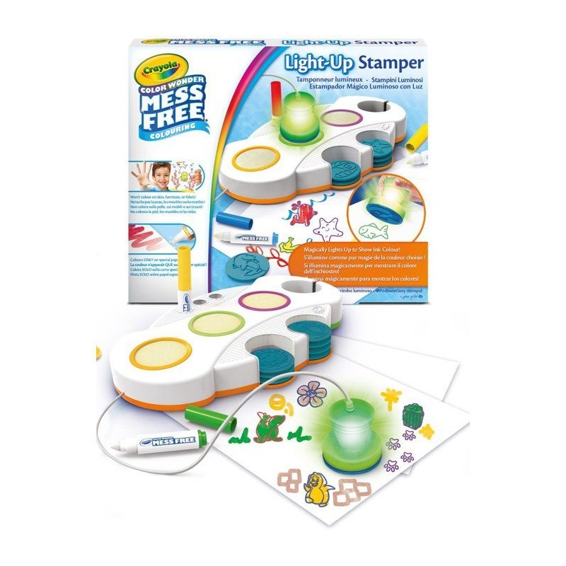 Tampons lumineux - CRAYOLA - Color Wonder - Magic Light-Up Stamper - D