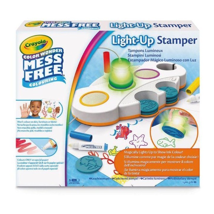 Tampons lumineux - CRAYOLA - Color Wonder - Magic Light-Up Stamper - Des 3 ans Tampons lumineux - CRAYOLA - Color Wonder - Magic Light-Up Stamper - Des 3 ans