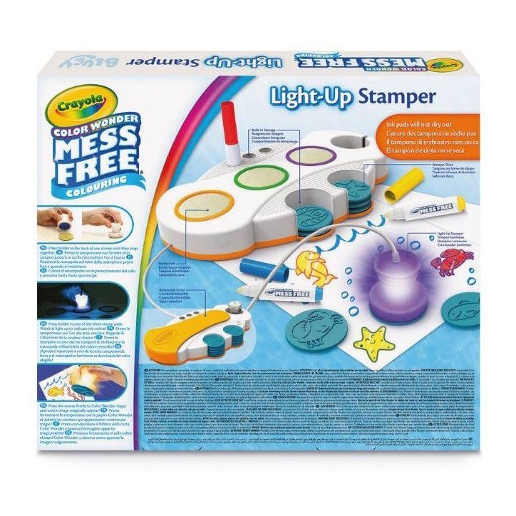 Tampons lumineux - CRAYOLA - Color Wonder - Magic Light-Up Stamper - Des 3 ans Tampons lumineux - CRAYOLA - Color Wonder - Magic Light-Up Stamper - Des 3 ans