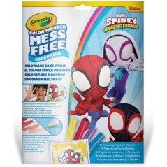 Set de coloriage - CRAYOLA - Color Wonder - Spidey - Livre + 4 feutres