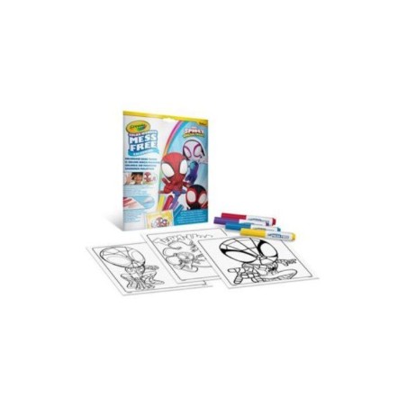 Set de coloriage - CRAYOLA - Color Wonder - Spidey - Livre + 4 feutres - Des 3 ans