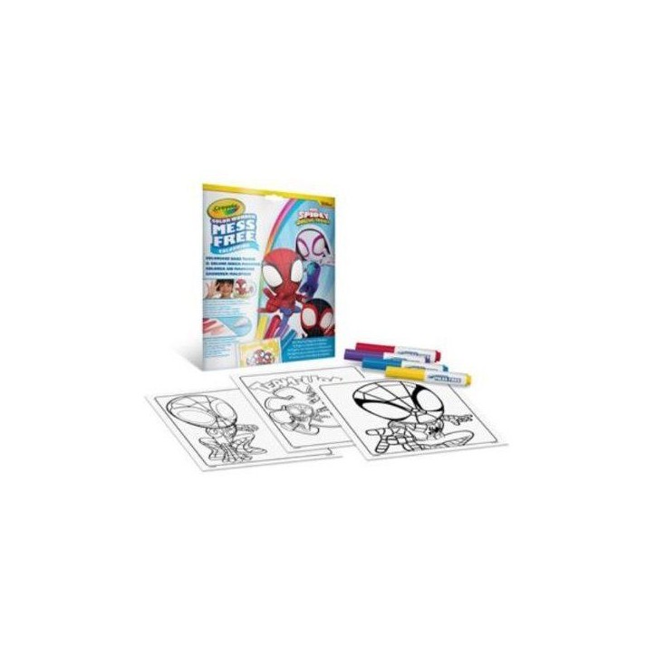 Set de coloriage - CRAYOLA - Color Wonder - Spidey - Livre + 4 feutres - Des 3 ans