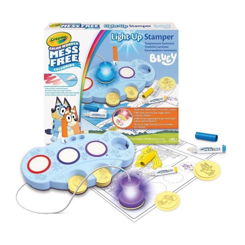 Tampons lumineux - CRAYOLA - Color Wonder - Magic Light-Up Stamper - B