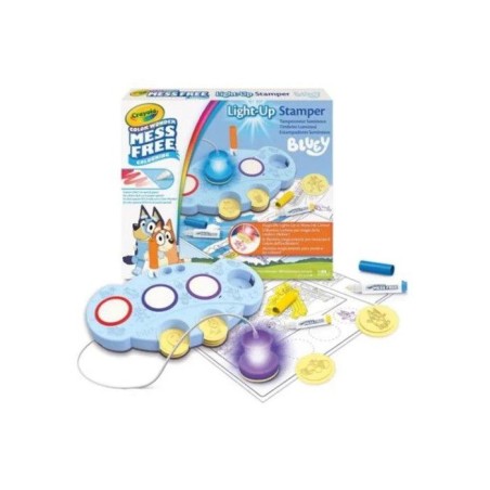 Tampons lumineux - CRAYOLA - Color Wonder - Magic Light-Up Stamper - Bluey - Des 3 ans