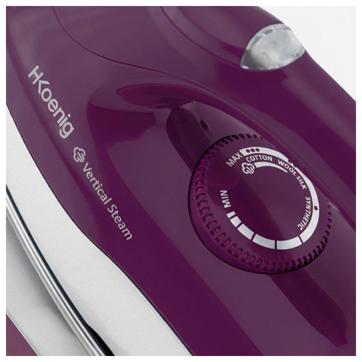 Centrale vapeur - H.KoeNIG - V8 - 8 bars - Débit de vapeur : 100 g/min - 1,7 L - Violet Centrale vapeur - H.KoeNIG - V8 - 8 bars - Débit de vapeur : 100 g/min - 1,7 L - Violet