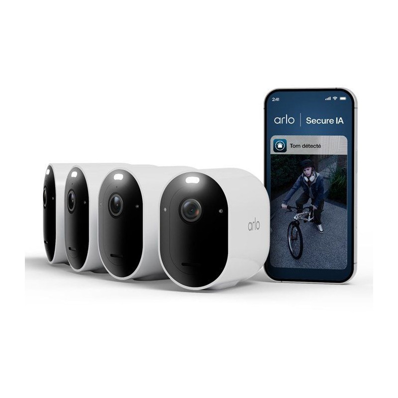 Caméra de surveillance - Arlo - Pro 6 2K+ Kit de 4 caméras