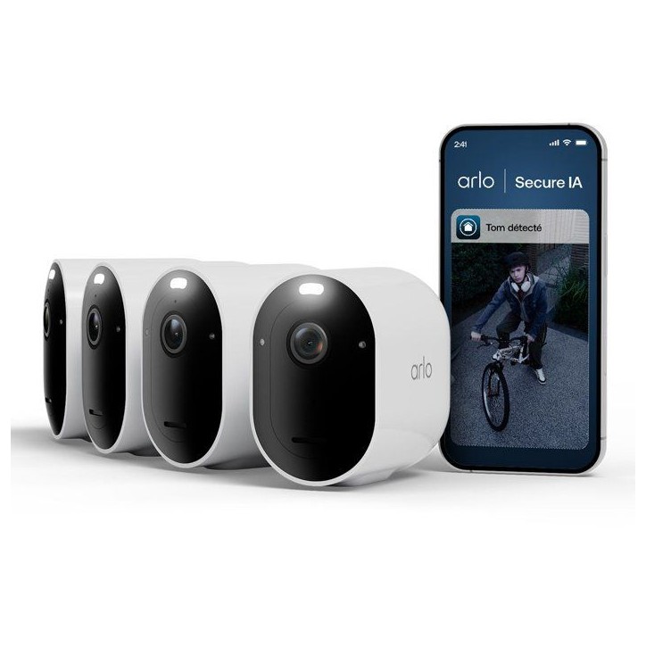 Caméra de surveillance - Arlo - Pro 6 2K+ Kit de 4 caméras Caméra de surveillance - Arlo - Pro 6 2K+ Kit de 4 caméras