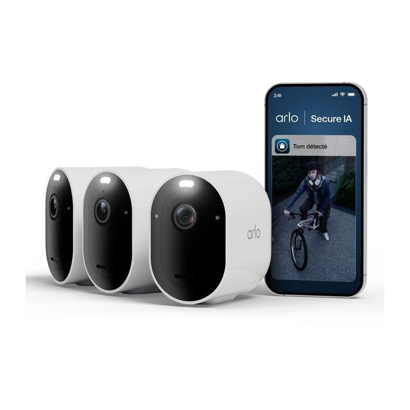 Caméra de surveillance - Arlo - Pro 6 2K+ Kit de 3 caméras