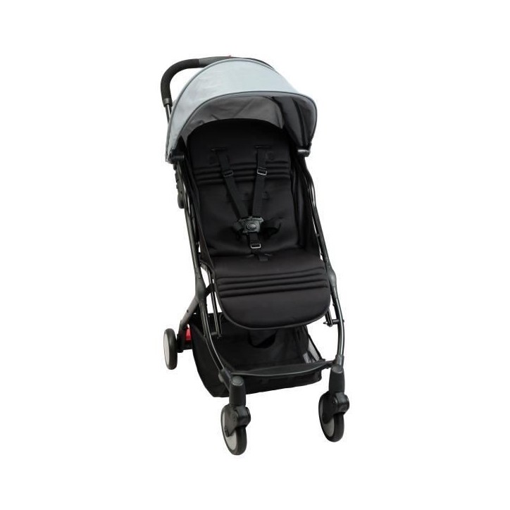 BAMBISOL - Poussette compacte - YUKO - 0 a 36 mois (max 15 kg) - Sangle de portage - 4 roues - Noir BAMBISOL - Poussette compacte - YUKO - 0 a 36 mois (max 15 kg) - Sangle de portage - 4 roues - Noir