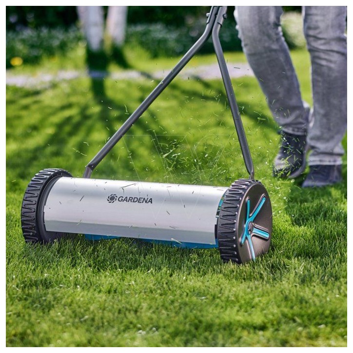 Tondeuse manuelle - GARDENA - 400 Comfort - Coupe précise - Sans moteur