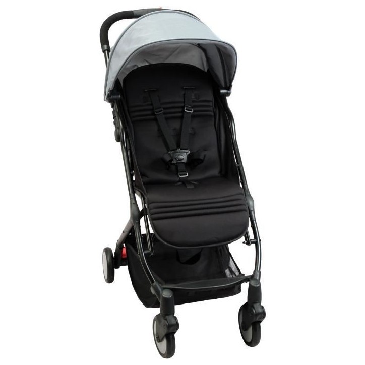 BAMBISOL - Poussette compacte - YUKO - 0 a 36 mois (max 15 kg) - Sangle de portage - 4 roues - Noir BAMBISOL - Poussette compacte - YUKO - 0 a 36 mois (max 15 kg) - Sangle de portage - 4 roues - Noir