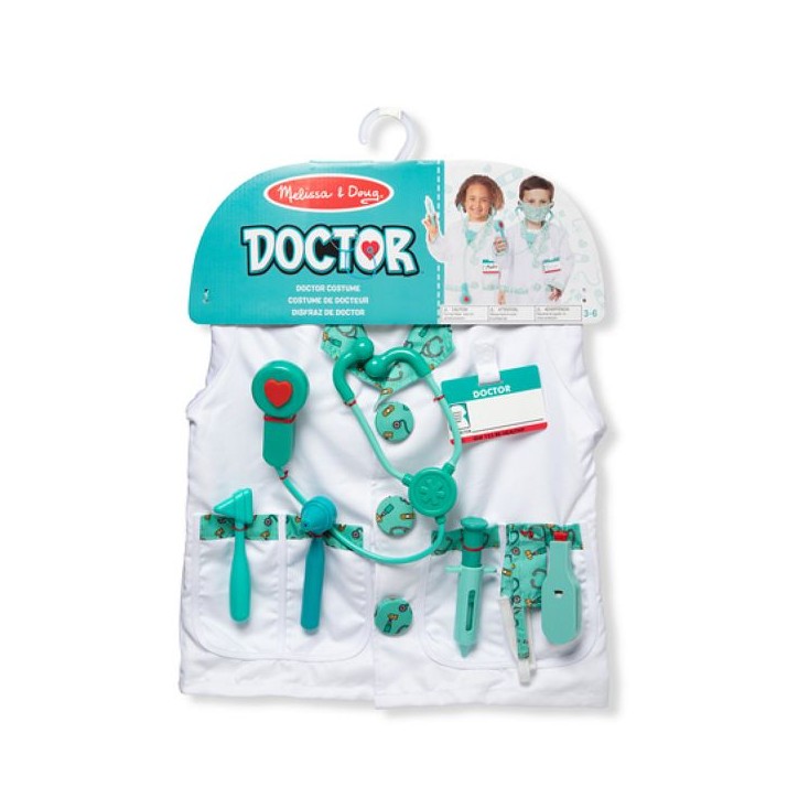 PACK DOCTEUR COSTUME + ACCESSOIRES Melissa & Doug PACK DOCTEUR COSTUME + ACCESSOIRES Melissa & Doug