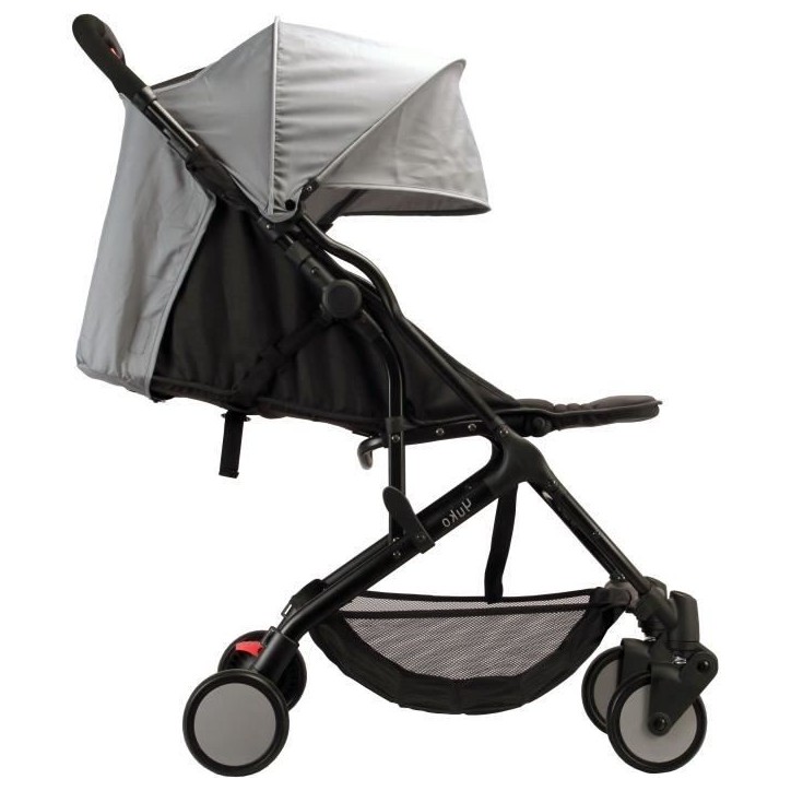 BAMBISOL - Poussette compacte - YUKO - 0 a 36 mois (max 15 kg) - Sangle de portage - 4 roues - Noir BAMBISOL - Poussette compacte - YUKO - 0 a 36 mois (max 15 kg) - Sangle de portage - 4 roues - Noir