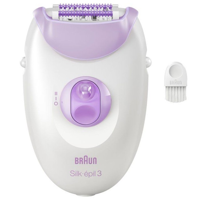 Épilateur électrique - BRAUN - SE3-031 - 2 modes - Blanc / Rose Épilateur électrique - BRAUN - SE3-031 - 2 modes - Blanc / Rose