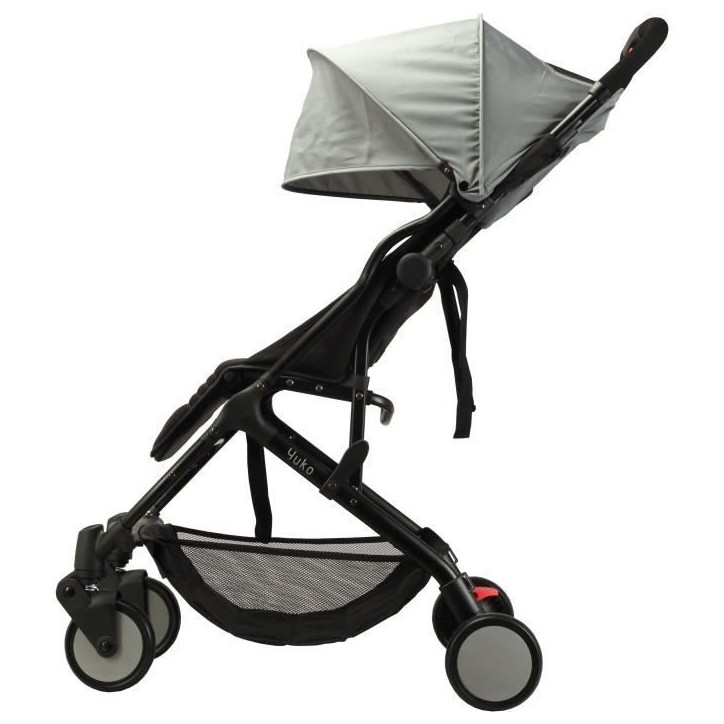 BAMBISOL - Poussette compacte - YUKO - 0 a 36 mois (max 15 kg) - Sangle de portage - 4 roues - Noir BAMBISOL - Poussette compacte - YUKO - 0 a 36 mois (max 15 kg) - Sangle de portage - 4 roues - Noir
