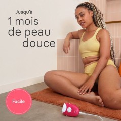 Épilateur électrique - BRAUN - SE3-031 - 2 modes - Blanc / Rose
