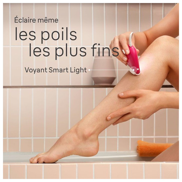 Épilateur électrique - BRAUN - SE3-031 - 2 modes - Blanc / Rose Épilateur électrique - BRAUN - SE3-031 - 2 modes - Blanc / Rose