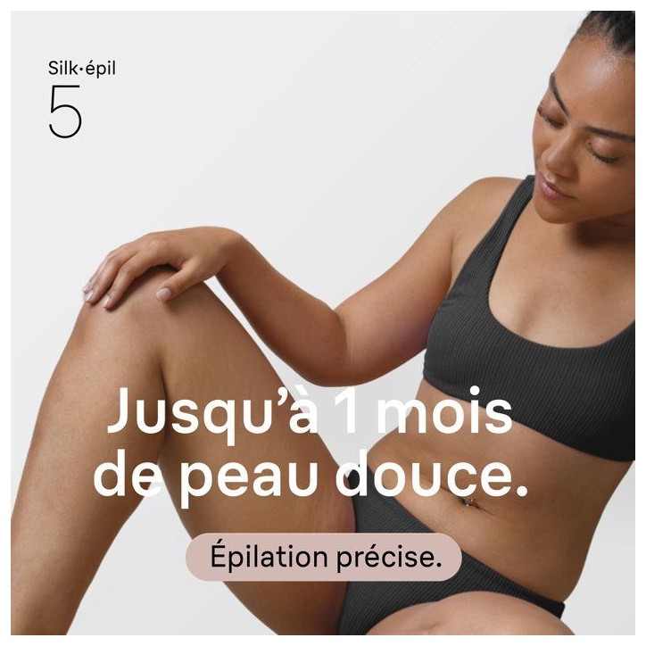 Épilateur électrique - BRAUN - SE5-011 - 2 modes - 40 min - Étanche - Blanc / Rose Épilateur électrique - BRAUN - SE5-011 - 2 modes - 40 min - Étanche - Blanc / Rose