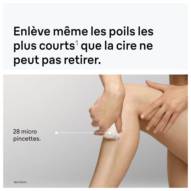 Épilateur électrique - BRAUN - SE5-011 - 2 modes - 40 min - Étanche - Blanc / Rose Épilateur électrique - BRAUN - SE5-011 - 2 modes - 40 min - Étanche - Blanc / Rose