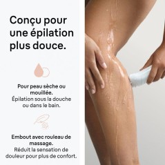 Épilateur électrique - BRAUN - SE5-011 - 2 modes - 40 min - Étanche