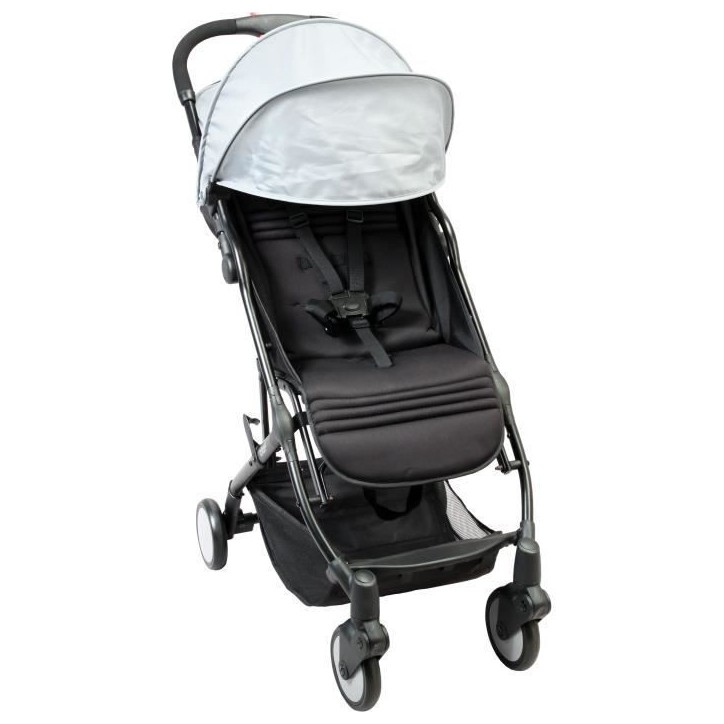 BAMBISOL - Poussette compacte - YUKO - 0 a 36 mois (max 15 kg) - Sangle de portage - 4 roues - Noir BAMBISOL - Poussette compacte - YUKO - 0 a 36 mois (max 15 kg) - Sangle de portage - 4 roues - Noir