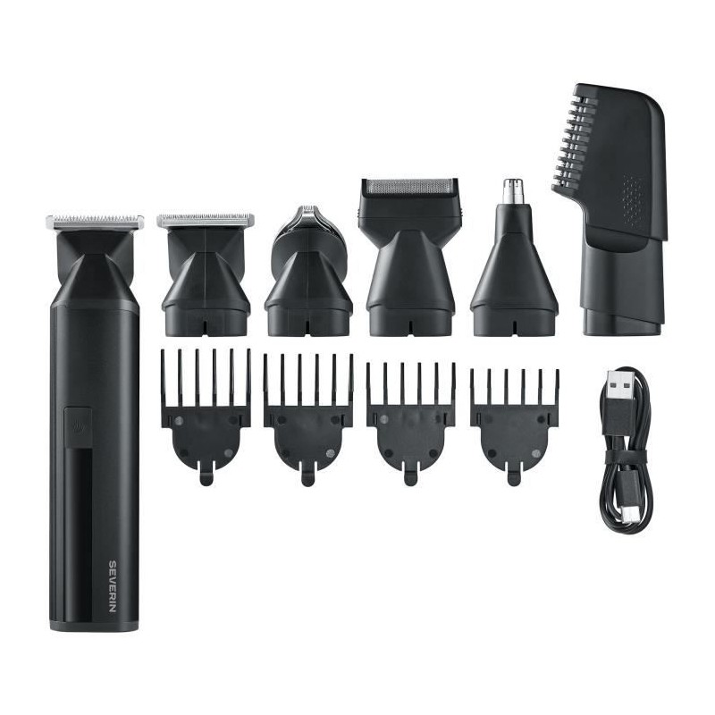 Tondeuse cheveux & barbe 6-en-1 multifonction - SEVERIN - HS 0710 - 90