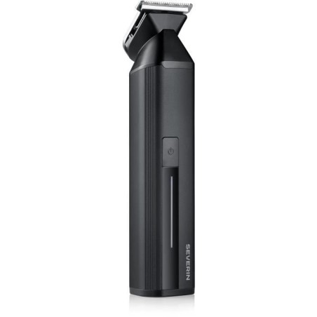 Tondeuse cheveux & barbe 6-en-1 multifonction - SEVERIN - HS 0710 - 90 min autonomie - Embouts magnétiques - IPX6 - Noir