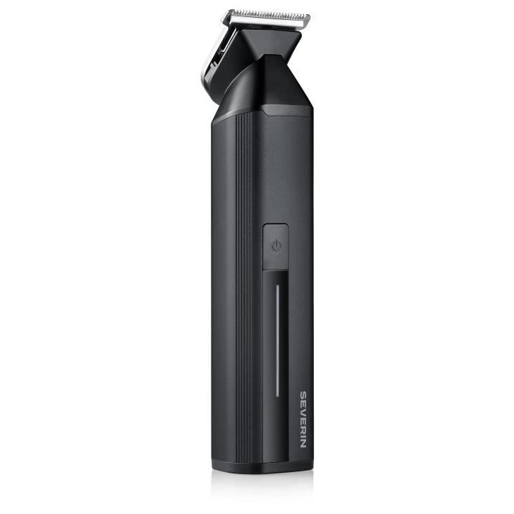Tondeuse cheveux & barbe 6-en-1 multifonction - SEVERIN - HS 0710 - 90 min autonomie - Embouts magnétiques - IPX6 - Noir Tondeuse cheveux & barbe 6-en-1 multifonction - SEVERIN - HS 0710 - 90 min autonomie - Embouts magnétiques - IPX6 - Noir