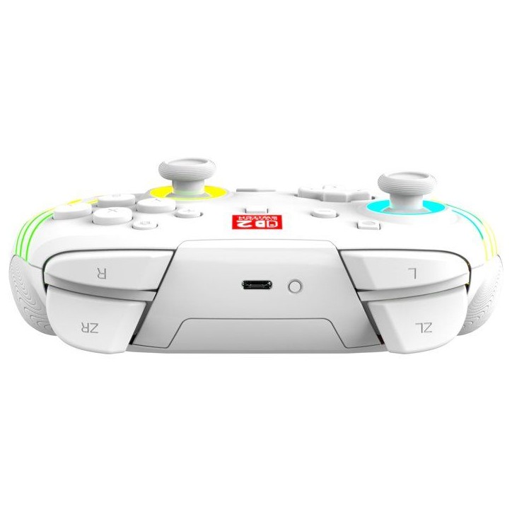 Manette Gaming sans fil RGB - TURTLE BEACH - Afterglow Wave pour Nintendo Switch 2 - Blanc