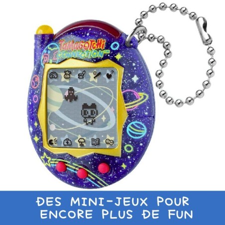 Tamagotchi Connection Neon Planet - Bandai - Animal virtuel interactif infra-rouge - 6 jeux - 50 personnages - Des 6 ans