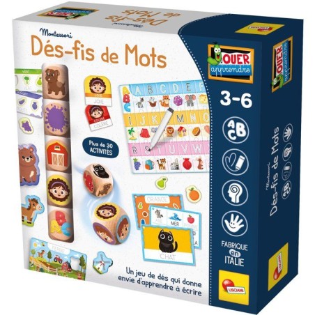 JOUER APPRENDRE Dé-fis de Mots - Jeu Éducatif - LISCIANIGIOCHI - Lec
