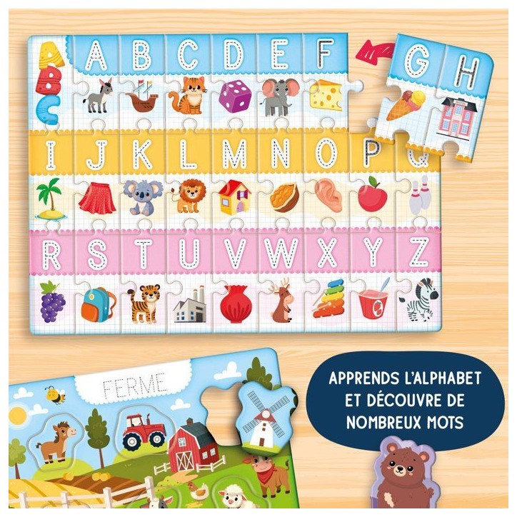 JOUER APPRENDRE Dé-fis de Mots - Jeu Éducatif - LISCIANIGIOCHI - Lecture & Logique - Des 3 ans JOUER APPRENDRE Dé-fis de Mots - Jeu Éducatif - LISCIANIGIOCHI - Lecture & Logique - Des 3 ans