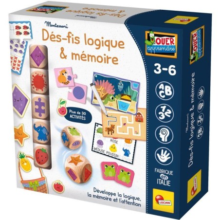 JOUER APPRENDRE Dé-fis Logiques & Mémoire - Jeu Éducatif - LISCIANI