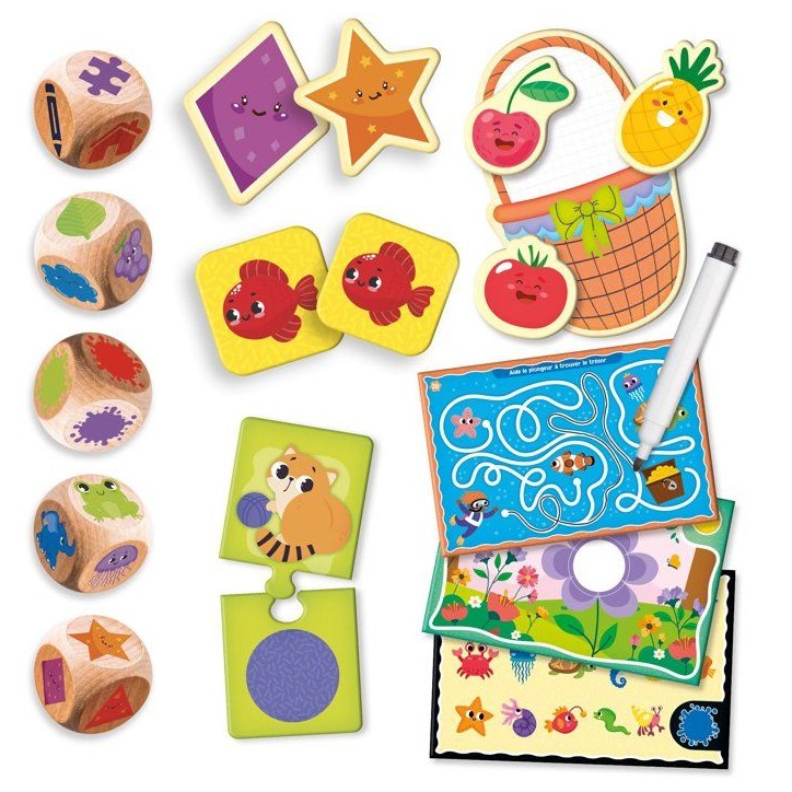JOUER APPRENDRE Dé-fis Logiques & Mémoire - Jeu Éducatif - LISCIANIGIOCHI - Activités & Développement Cognitif - Des 3 ans JOUER APPRENDRE Dé-fis Logiques & Mémoire - Jeu Éducatif - LISCIANIGIOCHI - Activités & Développement Cognitif - Des 3 ans