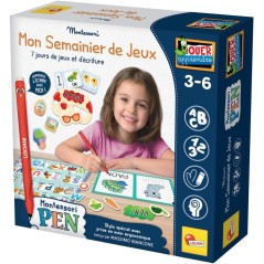 MONTESSORI PEN Mon Semainier de Jeux - Jeu Éducatif - LISCIANIGIOCHI