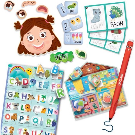 MONTESSORI PEN Mon Semainier de Jeux - Jeu Éducatif - LISCIANIGIOCHI - Activités Quotidiennes & Développement Cognitif - Des