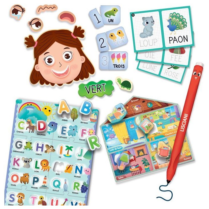 MONTESSORI PEN Mon Semainier de Jeux - Jeu Éducatif - LISCIANIGIOCHI - Activités Quotidiennes & Développement Cognitif - Des MONTESSORI PEN Mon Semainier de Jeux - Jeu Éducatif - LISCIANIGIOCHI - Activités Quotidiennes & Développement Cognitif - Des