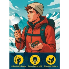 I'M A GENIUS EXPLORER Torche & Boussole - Kit d'Exploration - LISCIANI