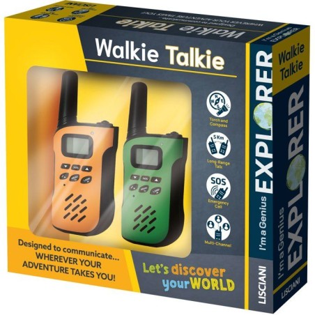 I'M A GENIUS EXPLORER Talkie-Walkie - Kit Communication - LISCIANIGIOC