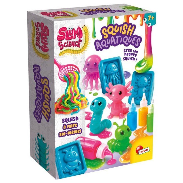 SLUMI SCIENCE Pocket Squish Aquatiques - Kit Créatif - LISCIANIGIOCHI - Créations d'elfes d'eau - Des 7 ans SLUMI SCIENCE Pocket Squish Aquatiques - Kit Créatif - LISCIANIGIOCHI - Créations d'elfes d'eau - Des 7 ans
