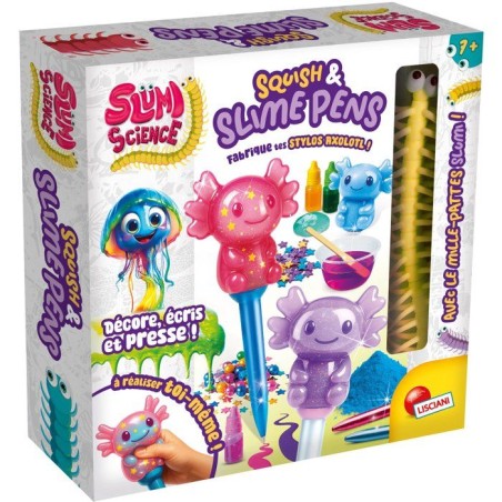SLUMI SCIENCE Squish & Slime Pens - Kit Créatif - LISCIANIGIOCHI - Pe