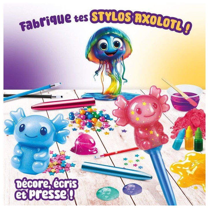 SLUMI SCIENCE Squish & Slime Pens - Kit Créatif - LISCIANIGIOCHI - Personnalisation & Effet Ultra Doux - Des 7 ans SLUMI SCIENCE Squish & Slime Pens - Kit Créatif - LISCIANIGIOCHI - Personnalisation & Effet Ultra Doux - Des 7 ans