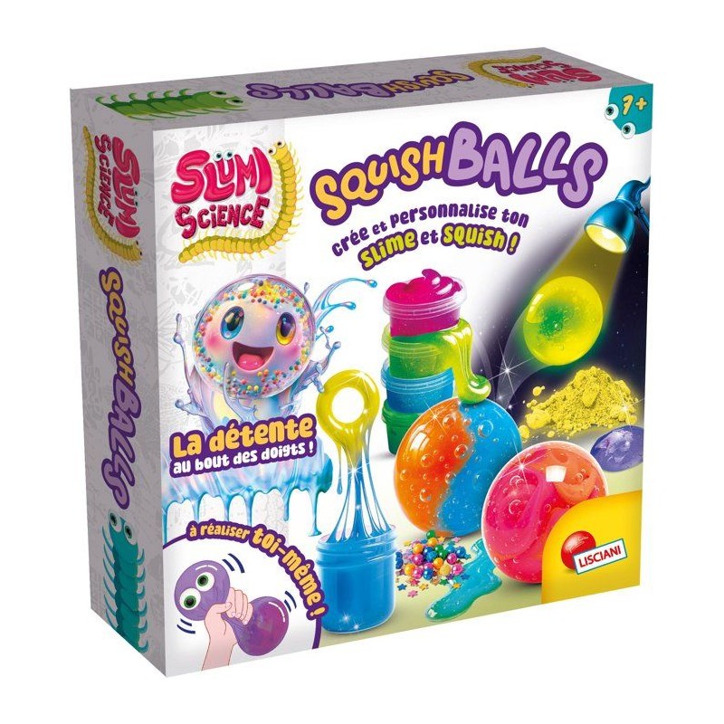 SLUMI SCIENCE Squish Ball - Kit Créatif - LISCIANIGIOCHI - Slime & Bi