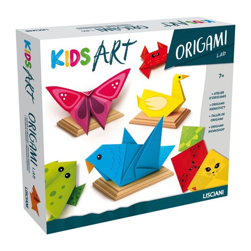 KIDS ART Origami Lab - LISCIANIGIOCHI - Origami - 105 Feuilles & 50 Mo