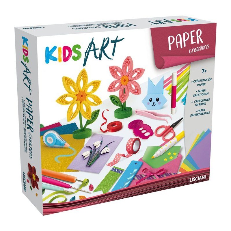 KIDS ART Stripe and Stripe - LISCIANIGIOCHI - Kit Créatif - Rubans &