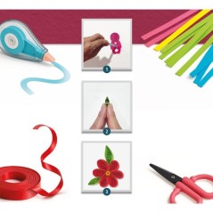 KIDS ART Stripe and Stripe - LISCIANIGIOCHI - Kit Créatif - Rubans &