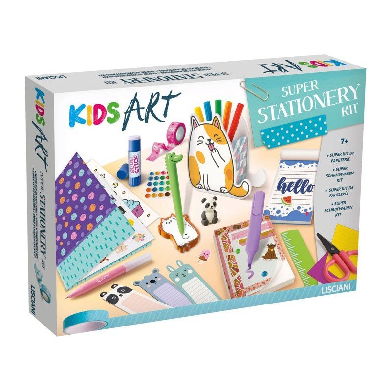 KIDS ART Stationary Lab - LISCIANIGIOCHI - Papeterie Créative - Marqu